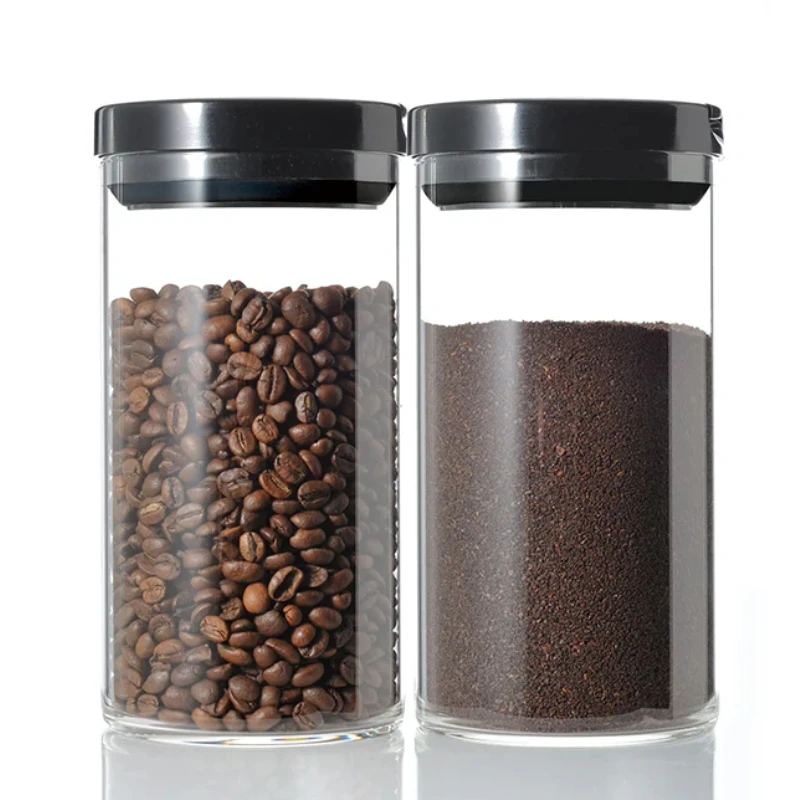 Kaffeedose L / Schwarz - Hario MCNR-300-B by Hario color Svart