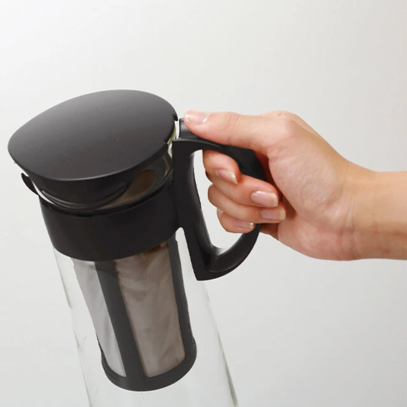 Mizudashi (Cold Brew) Kaffeekanne 14 / Schwarz – Hario MCPN-14-B by Hario color Svart