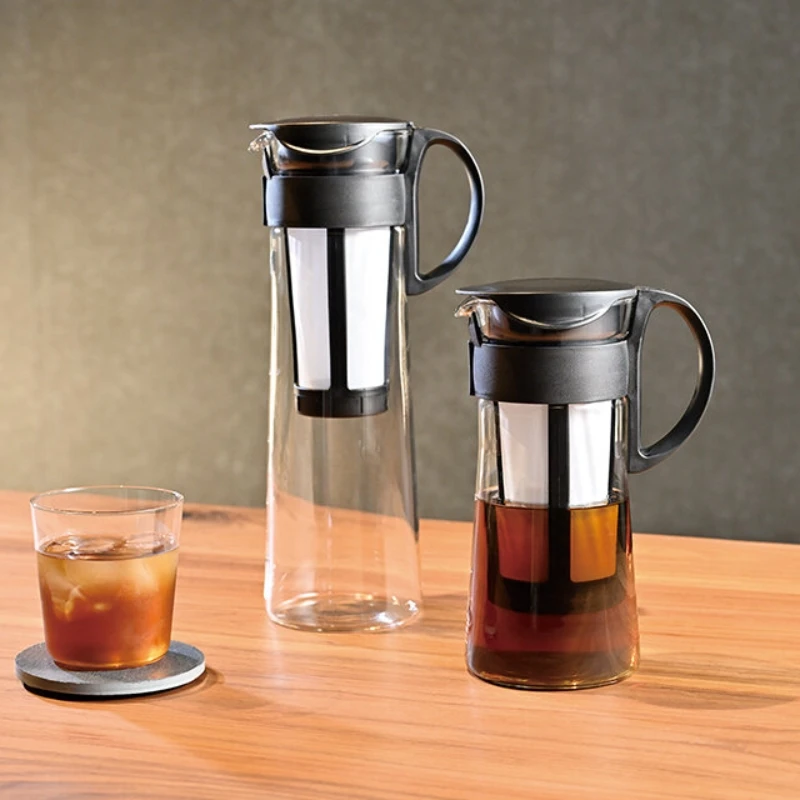 Mizudashi (Cold Brew) Kaffeekanne 14 / Schwarz – Hario MCPN-14-B by Hario color Svart