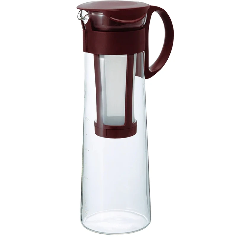 Hario Mizudashi Cold Brew Kaffeebereiter Schokobraun MCPN-14-CBR-EU by Hario color Svart