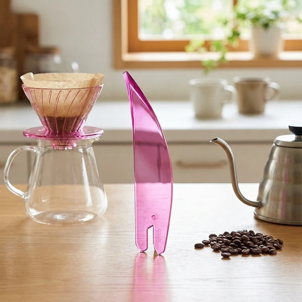 HARIO SUIREN Rippen-Set 6-teilig, Transparent Pink RIB-6-TPR by Hario color Svart