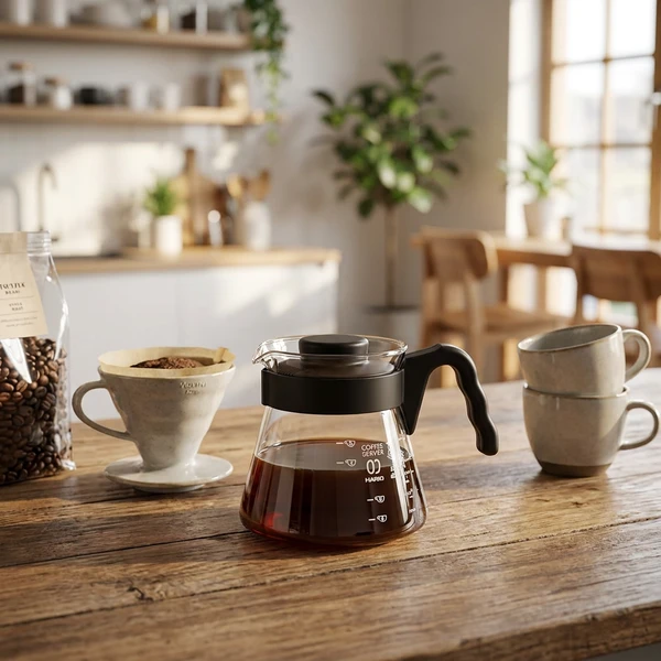 HARIO V60 Kaffeekanne 450 ml VCS-01B by Hario color Svart