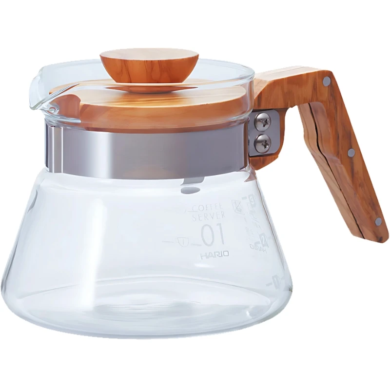 Kaffeekanne Olivenholz 400 ml - Hario VCWN-40-OV by Hario color Svart
