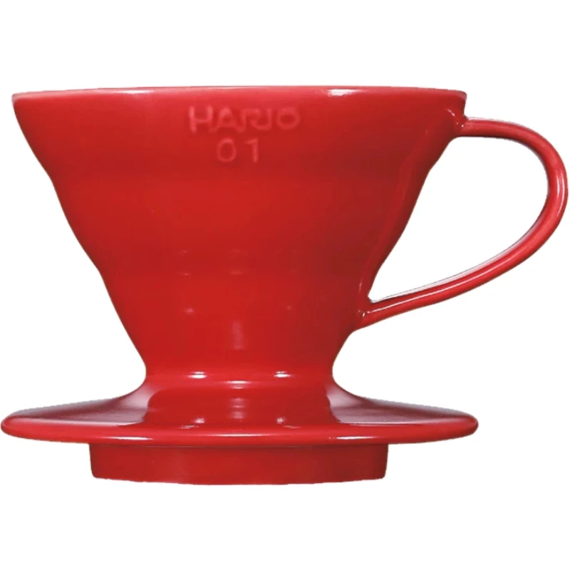 HARIO V60 Kaffeefilter 01 Keramik / Rot VDCR-01-R by Hario color Svart