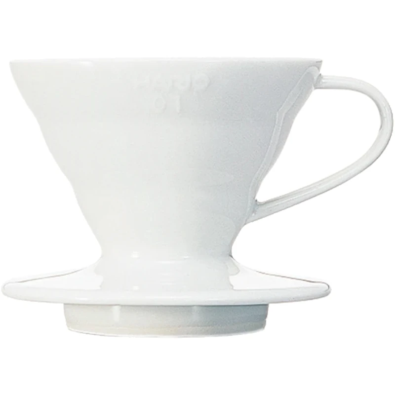 V60 Handfilter 01 Keramik / Weiß - Hario VDCR-01-W by Hario color Svart