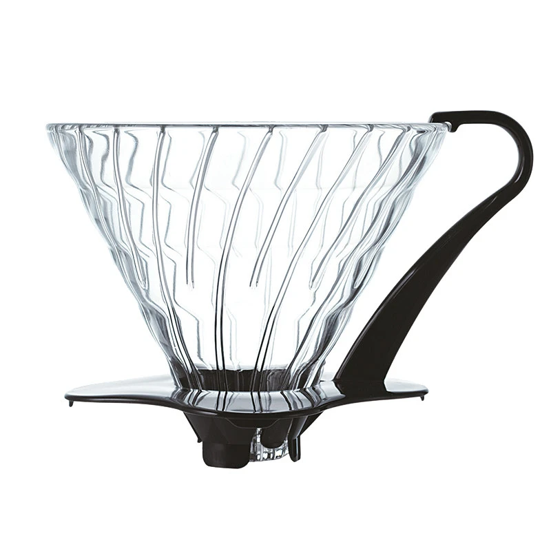 Hario V60 Glas Dripper 03 / Schwarz VDGN-03-B by Hario color Svart