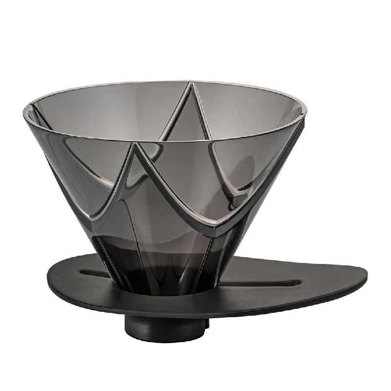 HARIO V60 One Pour Dripper MUGEN – Kaffeefilter VDMU-02-TB by Hario color Svart