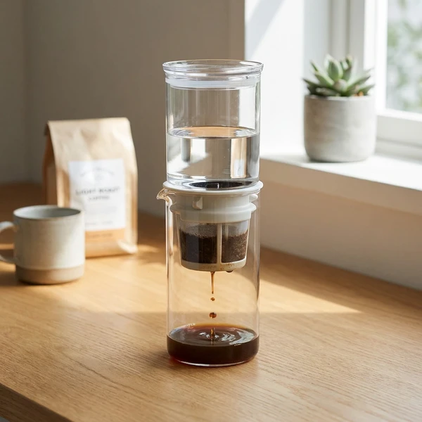 HARIO Water Dripper Drop – 600 ml WDDR-5-PGR by Hario color Svart