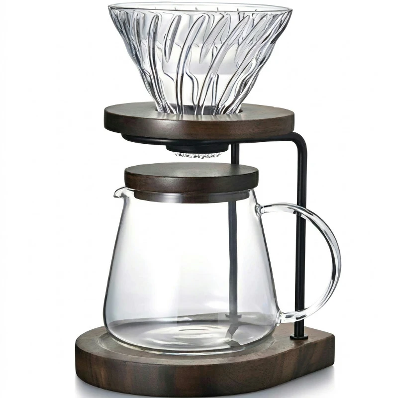 HARIO Drip-Stand-Set Walnuss WDS-1006-WN by Hario color Svart
