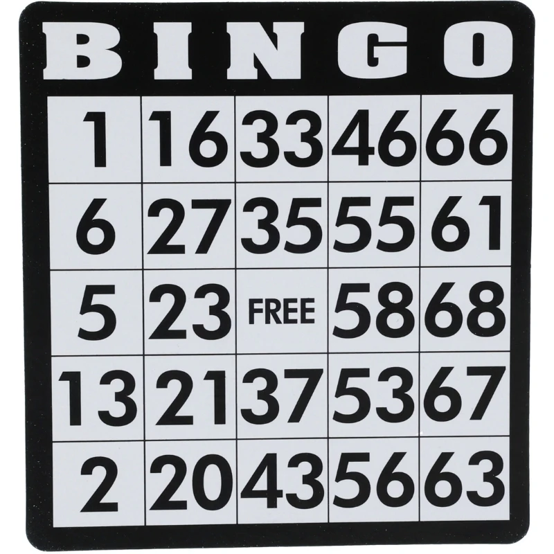 Bingo-Spielset PP 18x18x16 cm 497200240 by Koop color Svart