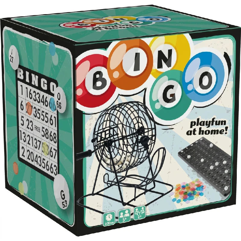Bingo-Spielset PP 18x18x16 cm 497200240 by Koop color Svart