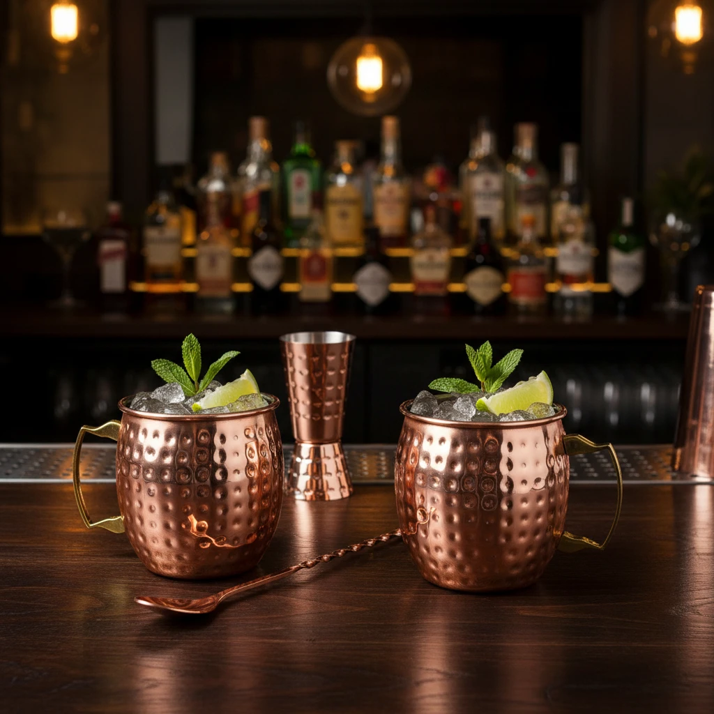 Moscow Mule Cocktail-Set 4-tlg. A15000100 by Koop color Svart
