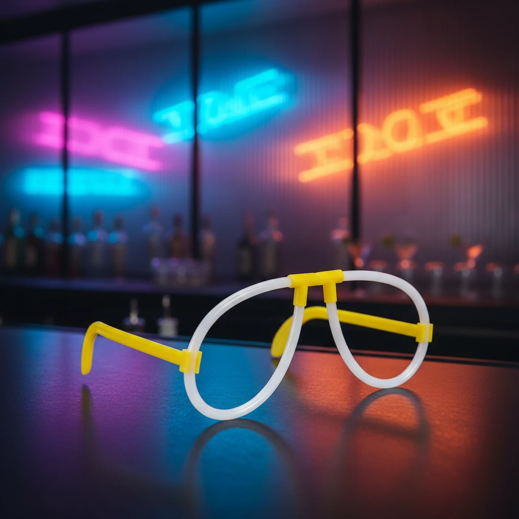 Knicklicht-Brille Set DL8000060 by Koop color Svart