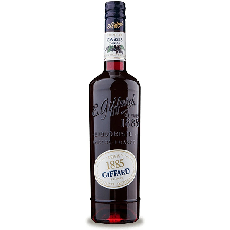 Giffard Liqueur Creme de Cassis d'Anjou FL 70 63287 by GIFFARD color Svart