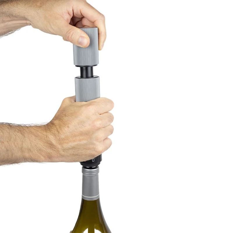 Peugeot Line Preserve Duo Vakuumpumpe für Wein und Champagner 210861 by Peugeot color Alumiini