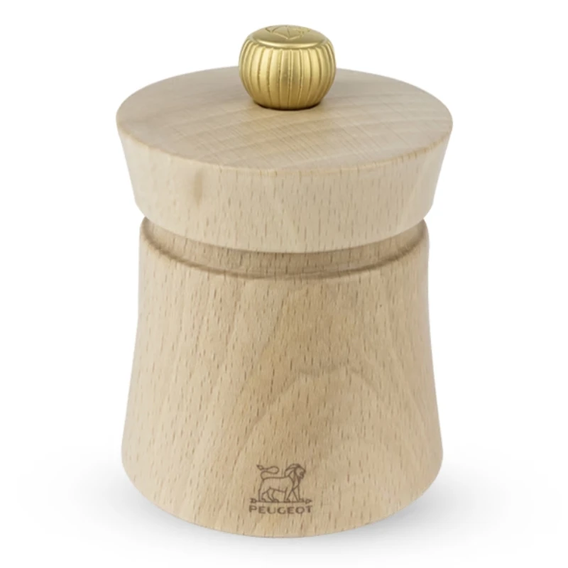 Peugeot Baya Salzmühle Holz Natur 8 cm 27889 by Peugeot color Olivträ