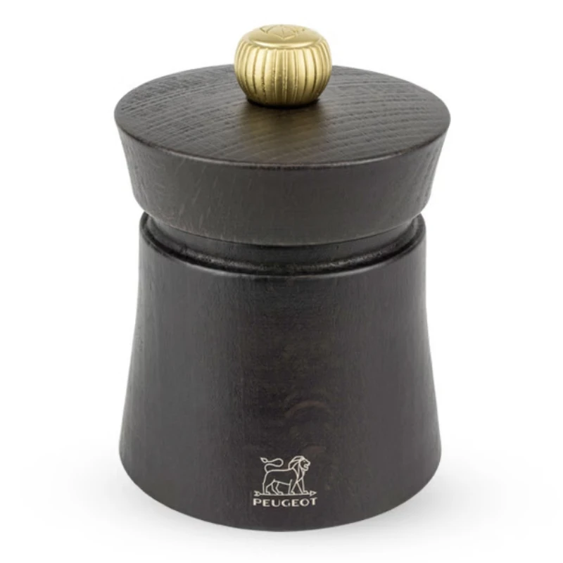Peugeot Baya Pfeffermühle Holz, Schokolade, 8 cm 27896 by Peugeot color Svart/vit matt