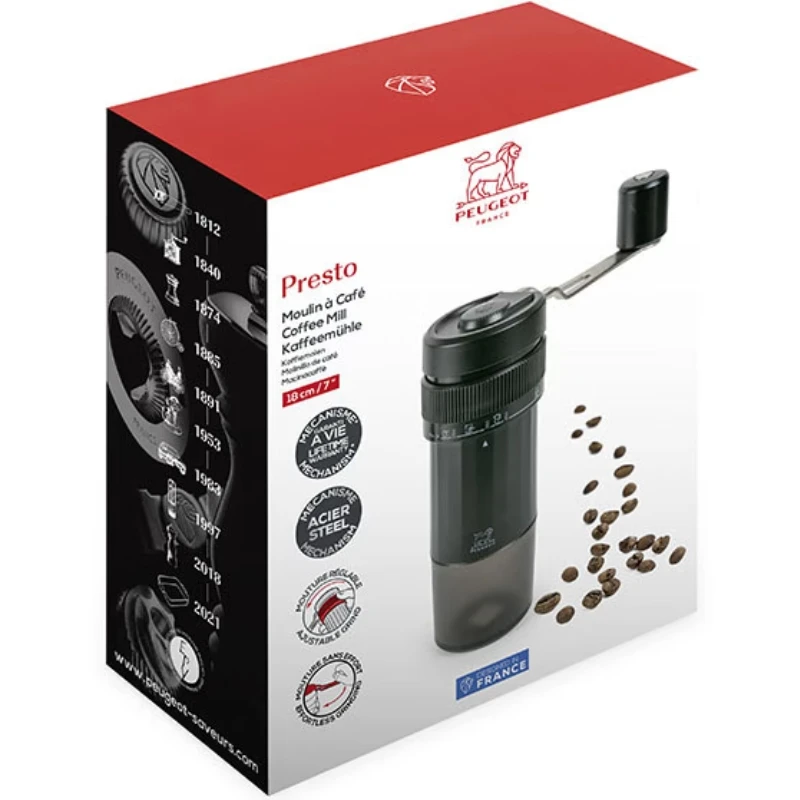 Peugeot Presto Kaffeemühle 18 cm 42349 by Peugeot color Svart