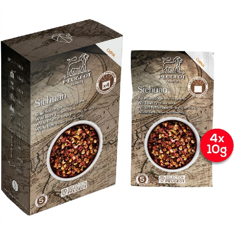 Peugeot Rote Sichuan-Beeren 40g 42448 by Peugeot color Svart
