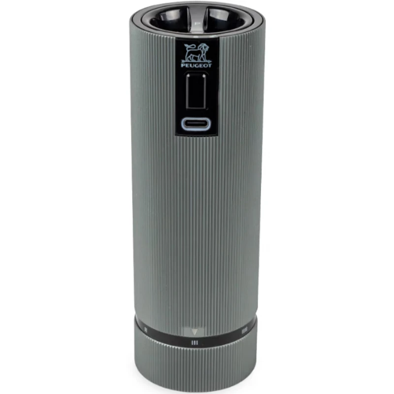 Peugeot Line Elektrische Pfeffermühle Aluminium Carbon 15 cm 43148 by Peugeot color Svart