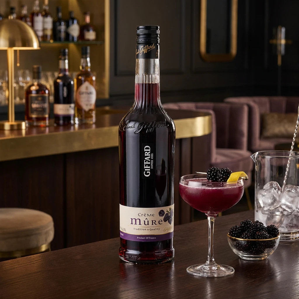 Giffard Liqueur Crème de Mûre / Brombeere FL 70 63245 by GIFFARD color Svart
