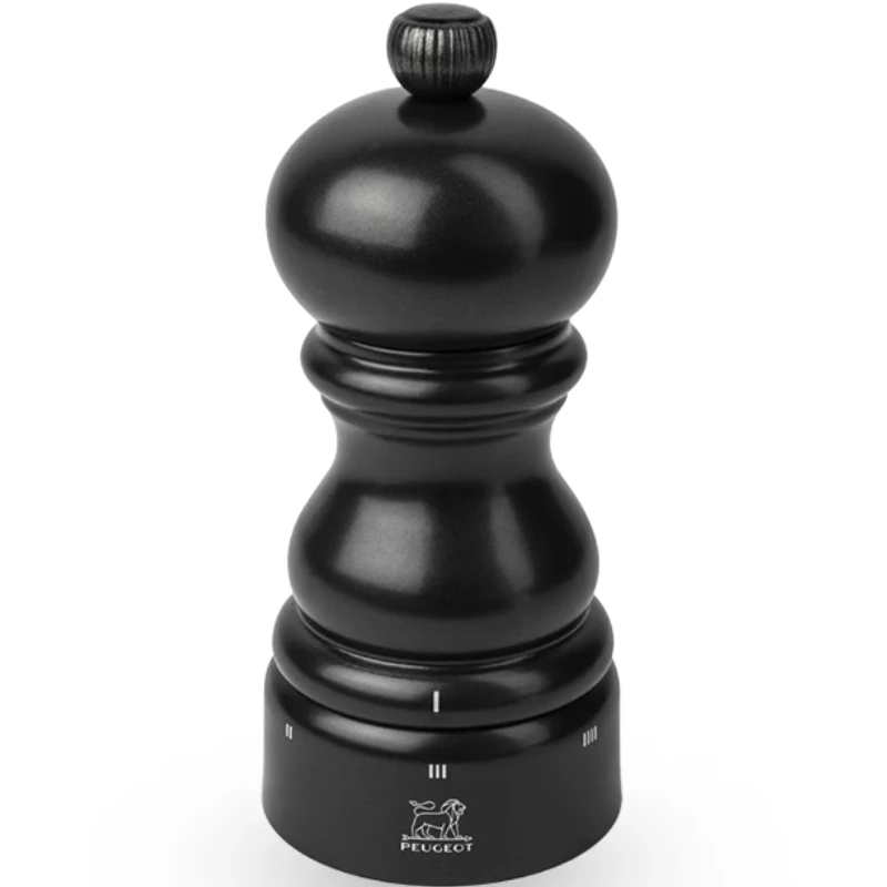 Peugeot Paris Pfeffermühle u'Select Holz Satinschwarz 12 cm 41885 by Peugeot color Svart