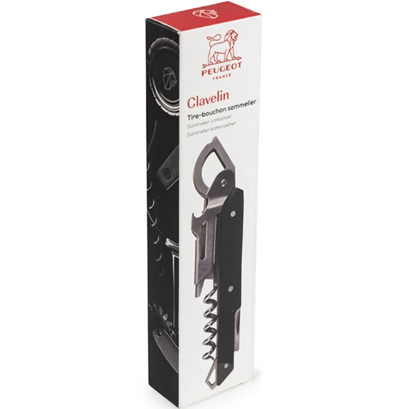 Peugeot Clavelin Sommelier-Korkenzieher Schwarz 200428 by Peugeot color Graubraun