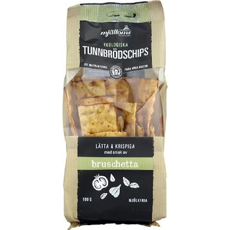 Bio Dünnbrotchips Bruschetta 100g 14031 by Deli Drengene color Svart