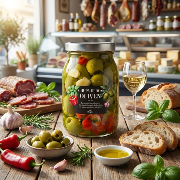 Hojiblanca Oliven Ganz 750 ml 2152 by Deli Drengene color Svart