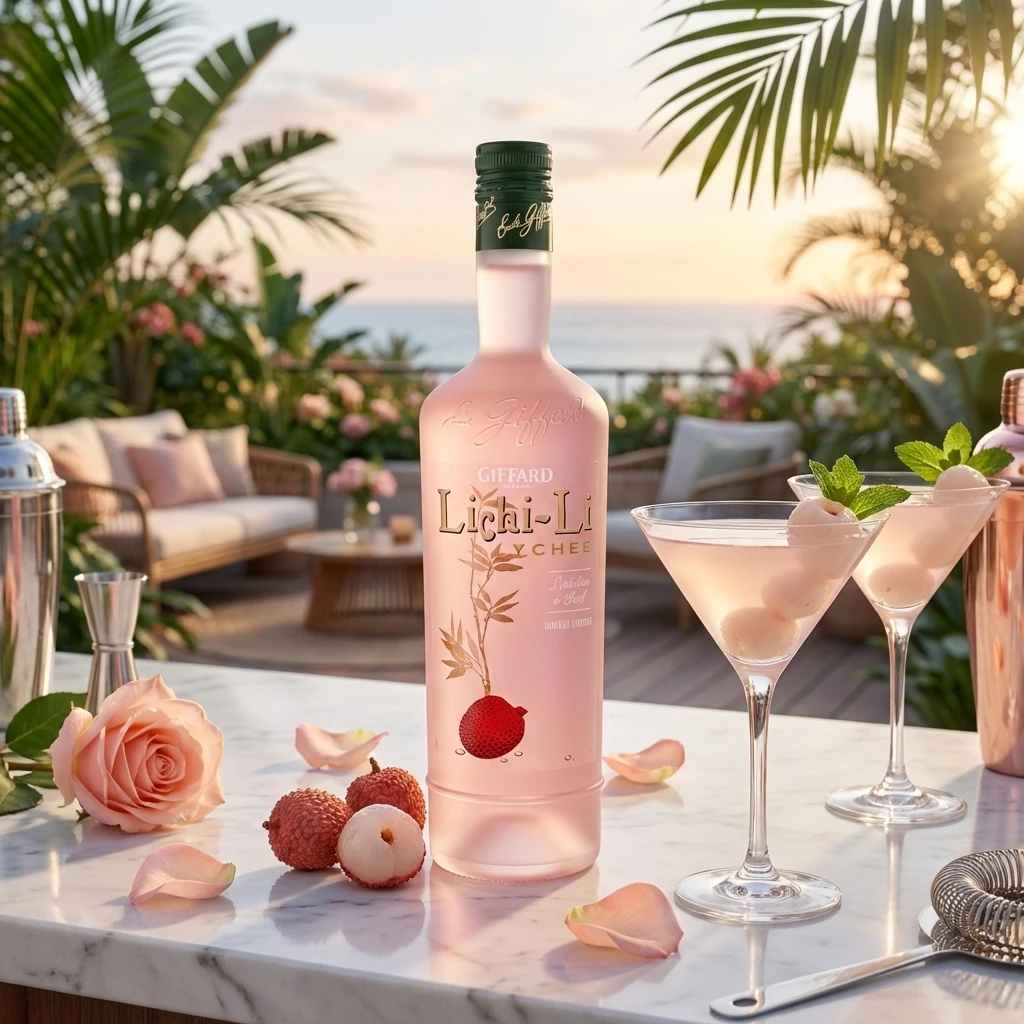 Giffard Liqueur Lichi Li / Litschi FL 70 63285 by GIFFARD color Svart