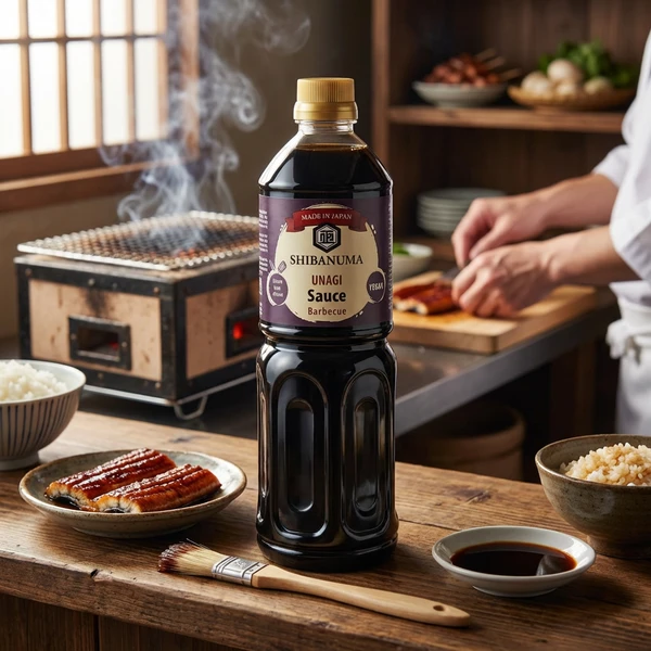 Shibanuma Unagi-Sauce 1 Liter 352578 by Shibanuma color Svart