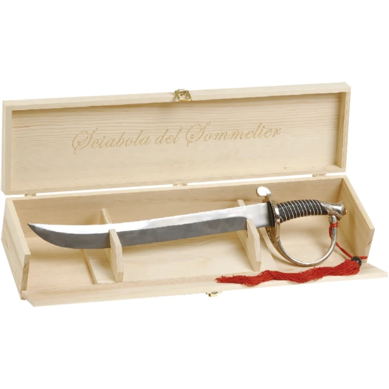 Champagnersäbel aus Edelstahl CSABRE1 by Barprofessional color Svart