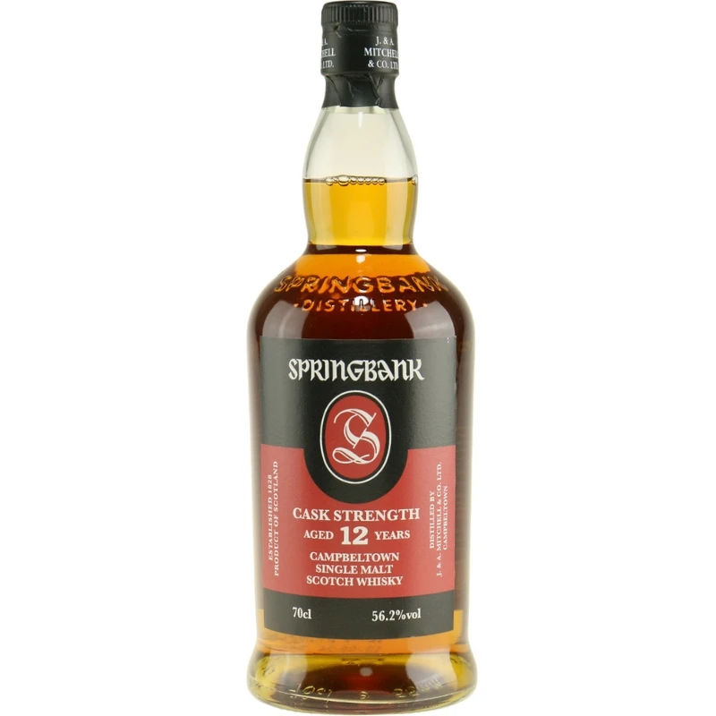 Springbank 12 YO Cask Strength Campbeltown Single Malt 70 cl 50131742 by SPRINGBANK color Svart