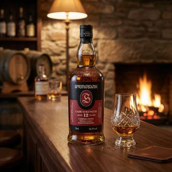 Springbank 12 YO Cask Strength Campbeltown Single Malt 70 cl 50131742 by SPRINGBANK color Svart