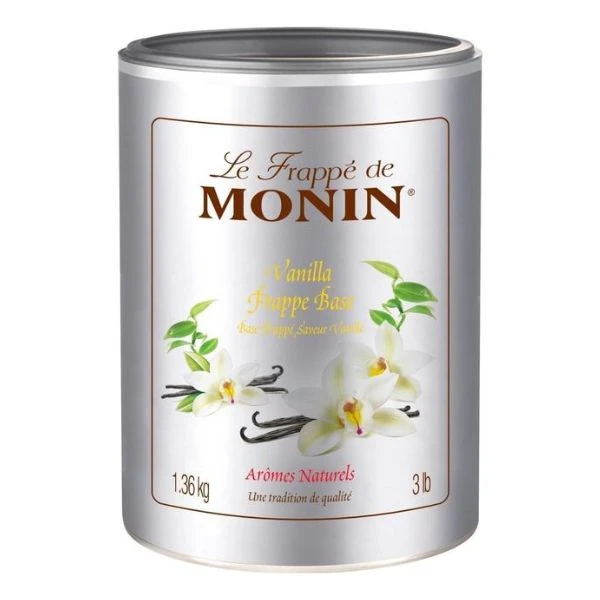 Monin Frappé Vanille Base, 1,36KG 61003 by MONIN color Svart