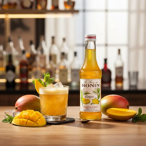 Monin Sirup Mango FL 25 61257 by MONIN color Svart