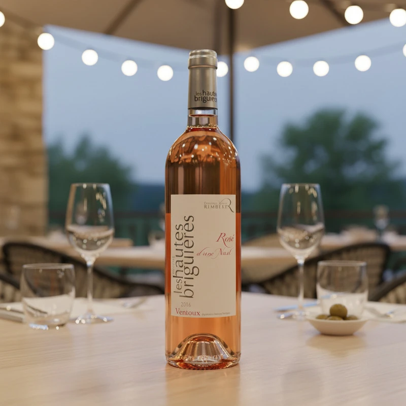 Rosé d’une Nuit AOC Ventoux 0,75 L – Domaine Briguieres 24003 by Domaine Briguieres color Svart
