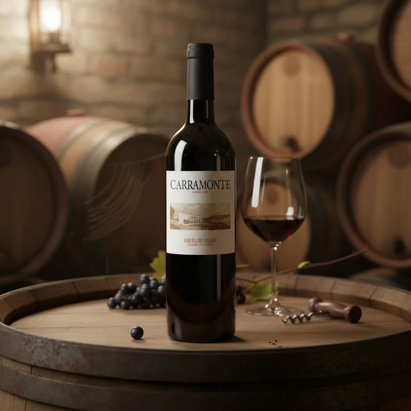 Carramonte Ribera del Duero DO Crianza 0,75 L 24060 by Carramonte color Svart