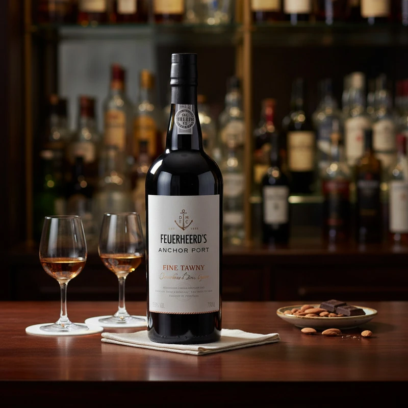 Portwein Fine Tawny 0,75 L – Feuerheerds 25064 by Feuerheerds color Svart