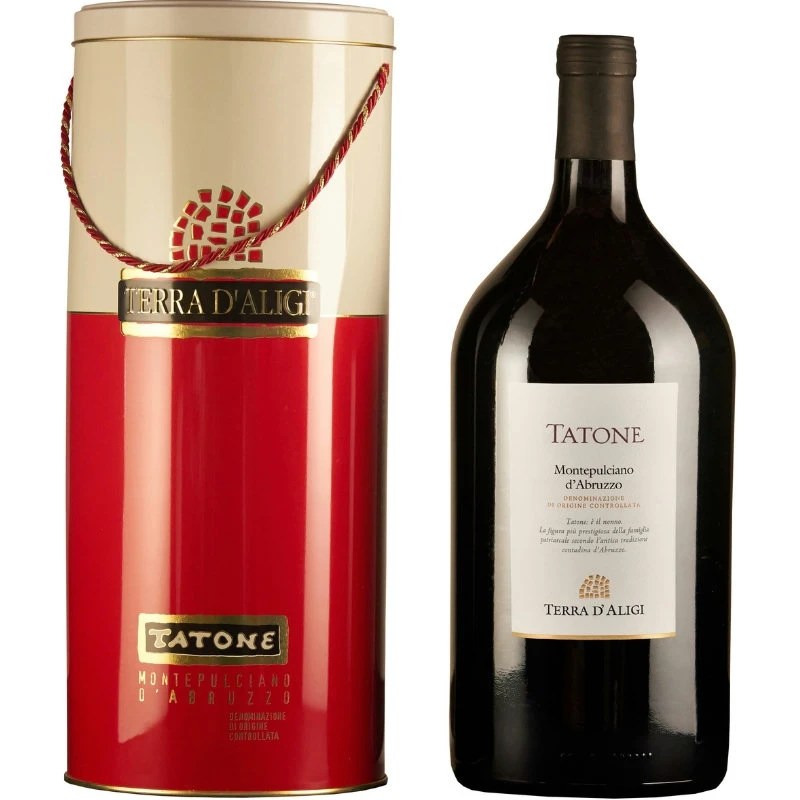 Tatone Montepulciano d’Abruzzo DOC 2016 3 L Stahlröhre – Terra d’Aligi 25076 by Terra d’Aligi color Svart