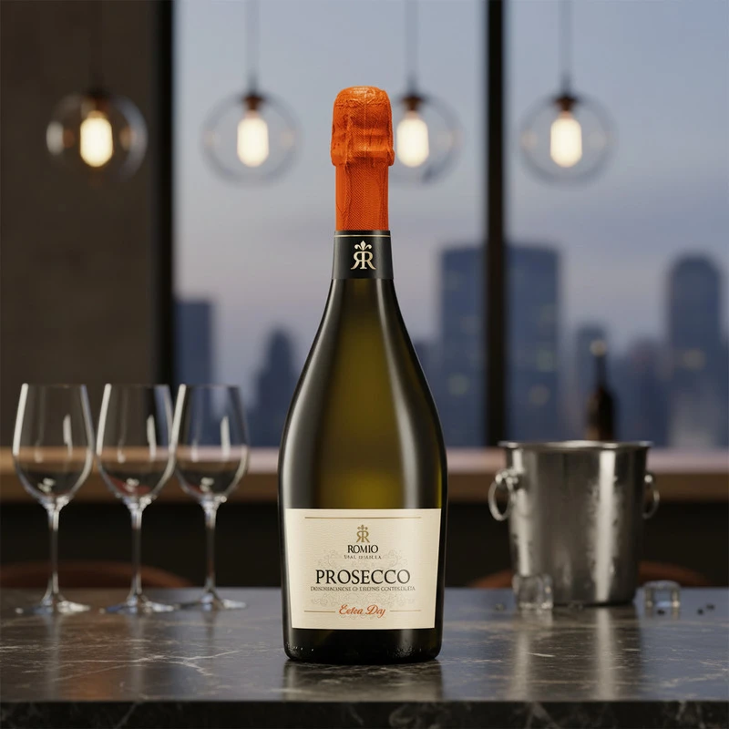 Prosecco Extra Dry DOC 0,75 L – Romio 25100 by Romio color Svart