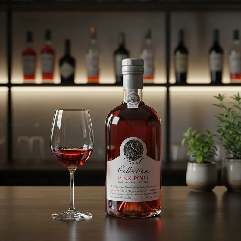 Pink Port 0,50 L – Sagrado 25131 by Sagrado color Svart