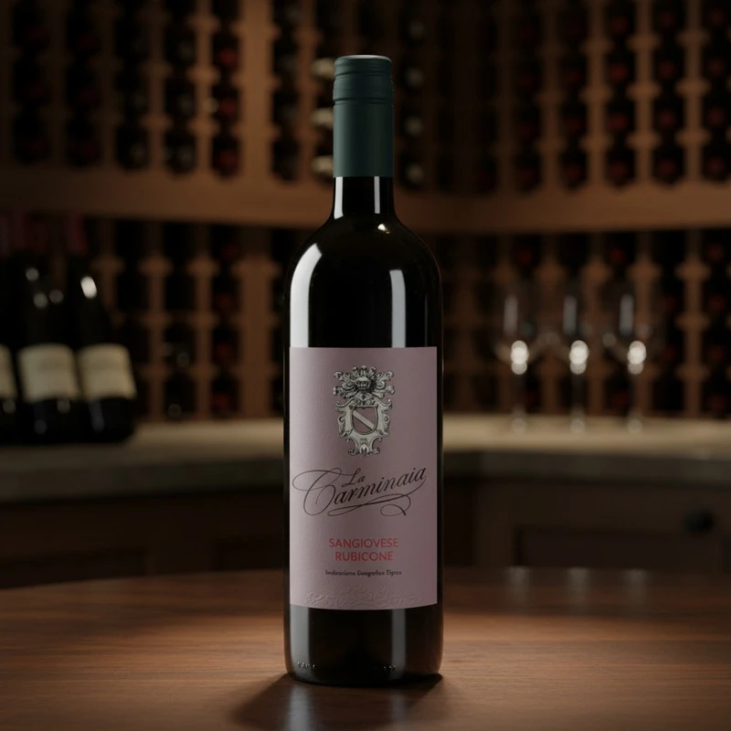 Sangiovese Rubicone 0,75 L – La Carminaia 25133 by La Carminaia color Svart