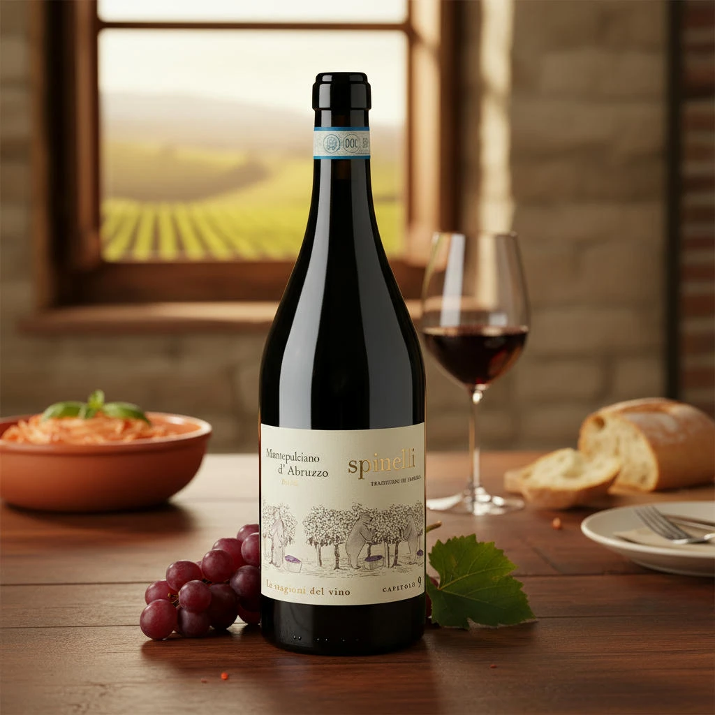 Montepulciano Le Stagioni del Vino 2022 0,75 L – Spinelli Orsi 25150 by Spinelli Orsi color Svart