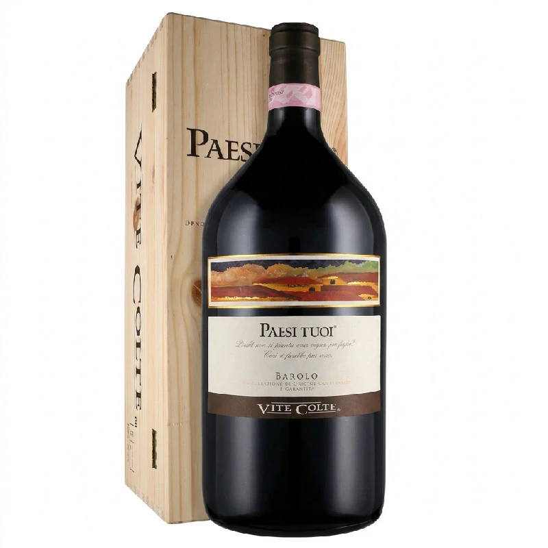 Barolo DOCG Paesi Tuoi 2018 3,0 L Holzkiste – Vite Colte 25239 by Vite Colte color Svart