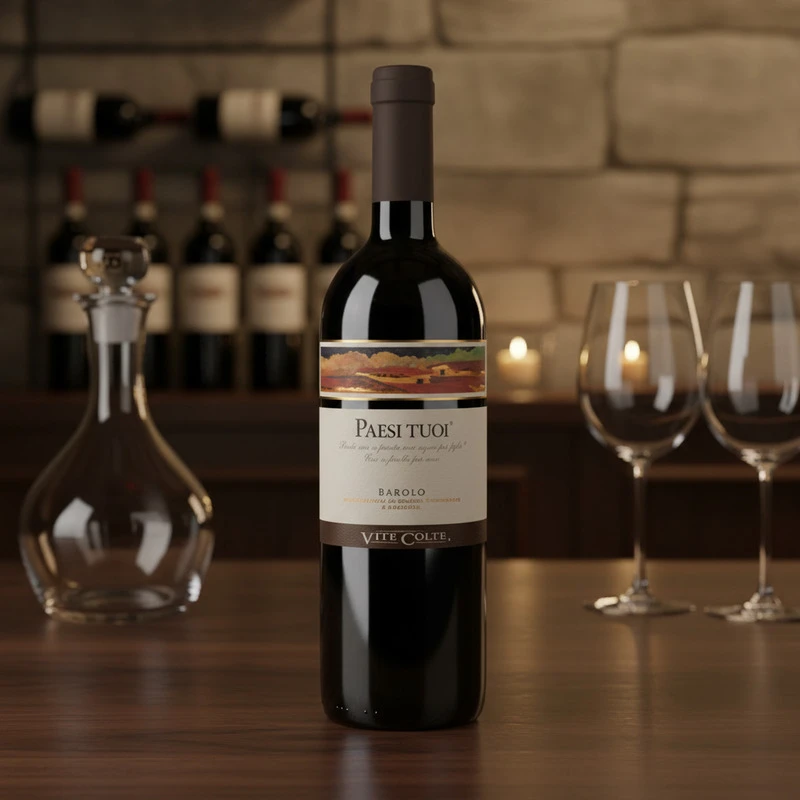 Barolo DOCG Paesi Tuoi 0,75 L – Vite Colte 25240 by Vite Colte color Svart