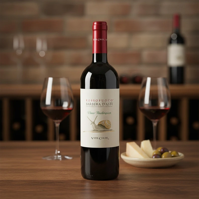 Barbera d’Asti DOCG Bio Rosso Fuoco 2023 0,75 L – Vite Colte 25247 by Vite Colte color Svart