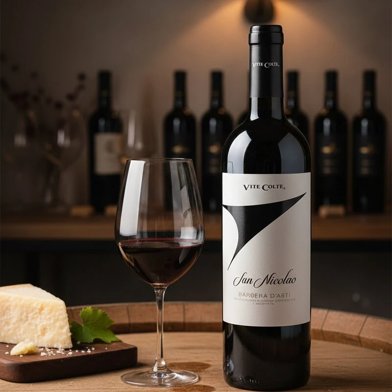 Barbera d’Asti DOCG San Nicolao 2024 0,75 L – Vite Colte 25248 by Vite Colte color Svart