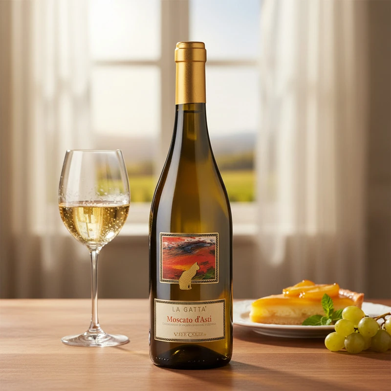 Moscato d’Asti DOCG La Gatta Dessertwein 0,75 L – Vite Colte 25250 by Vite Colte color Svart