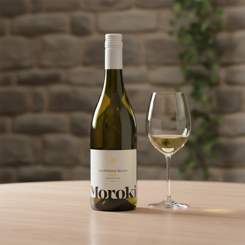Sauvignon Blanc 0,75 L – Moroki 25265 by Moroki color Svart
